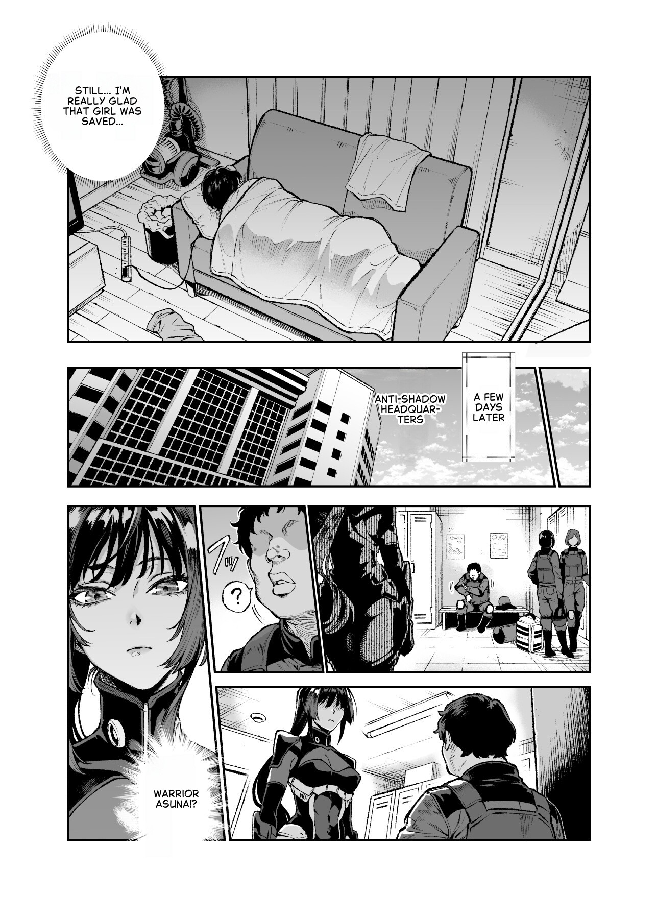 Hentai Manga Comic-Daily Life of a Low-Ranking Male Staff Member in the Anti-Shadow Special Forces EX1-Read-14